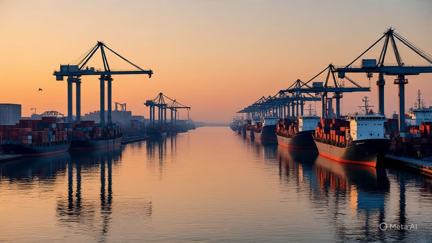 Between the Steel Cranes and the Open Water: A Contemplative Study of Flow and Time