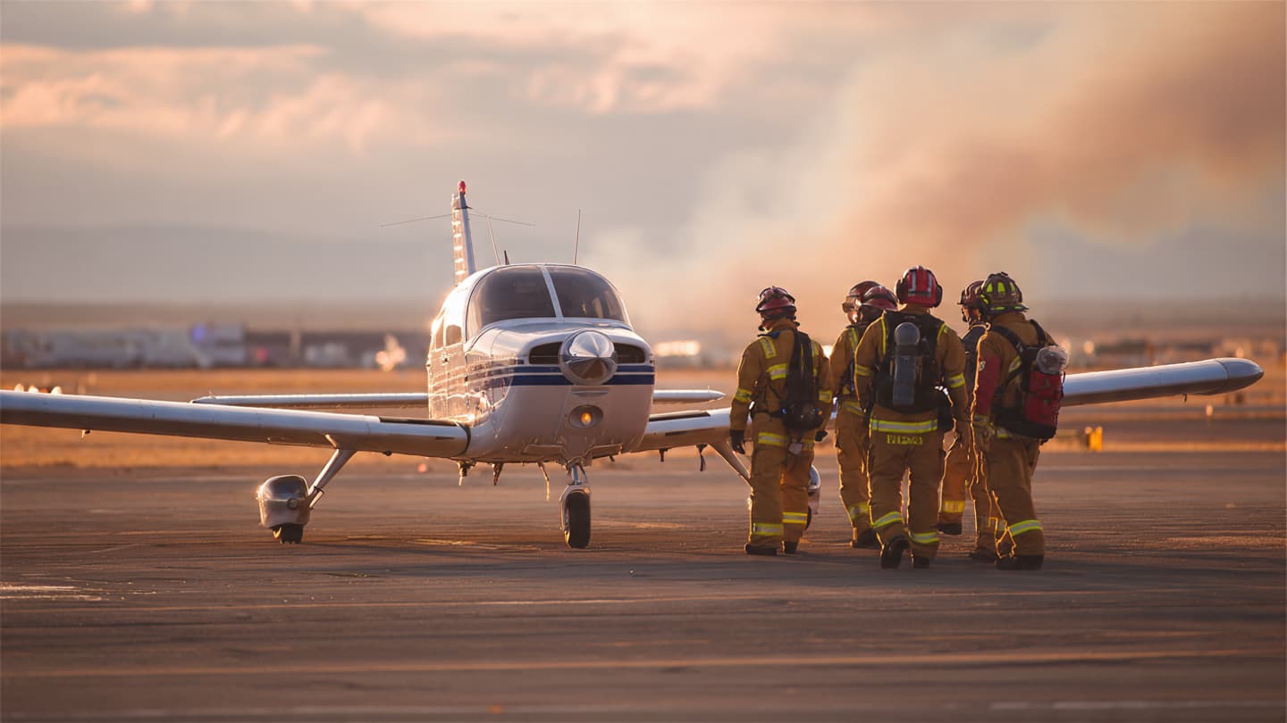 A routine flight ends unexpectedly, drawing swift response on the ground
