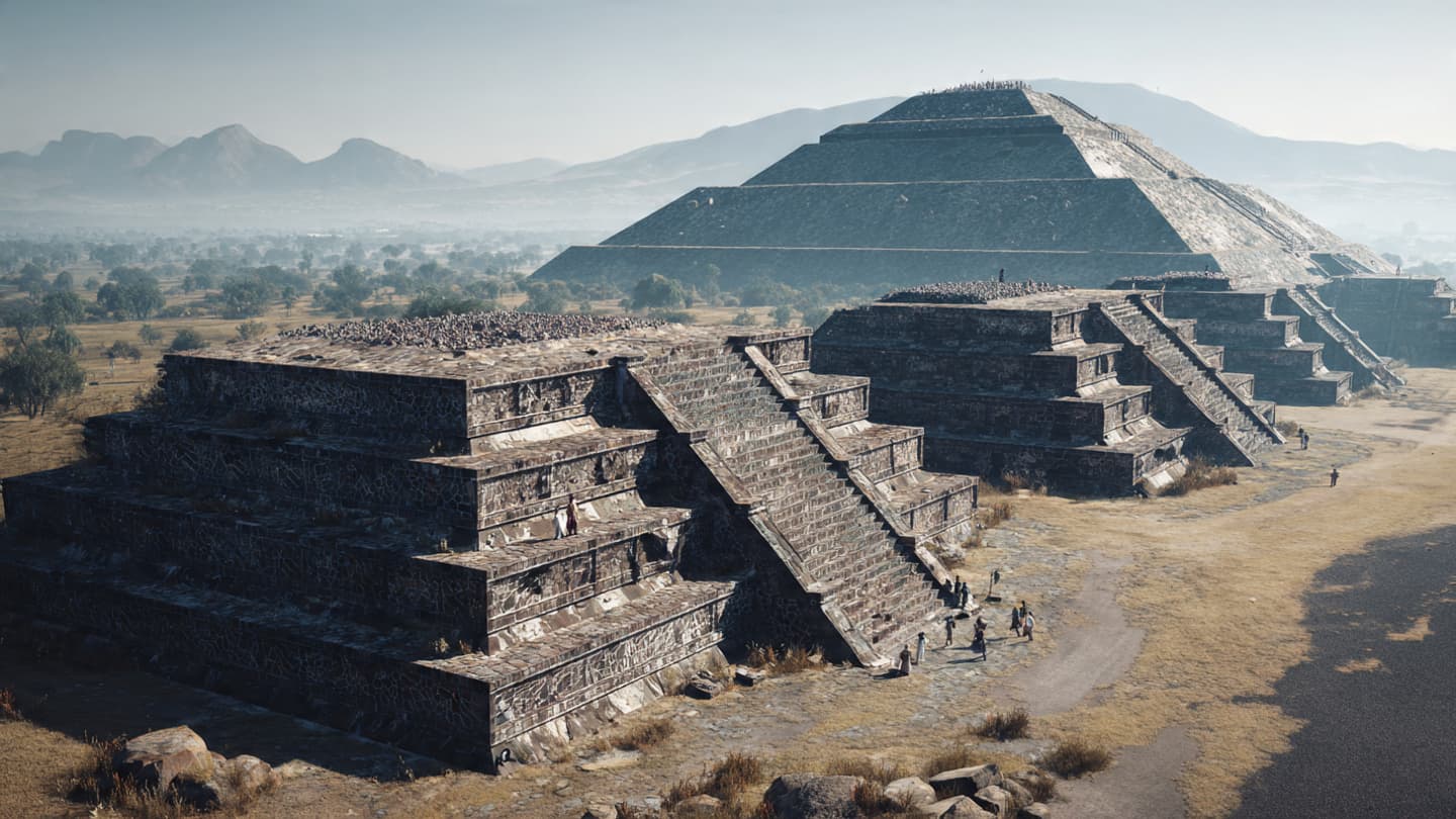 Where Stone Meets the Silent Sky: A Reflection on Tragedy Amidst Ancient Mexican Ruins
