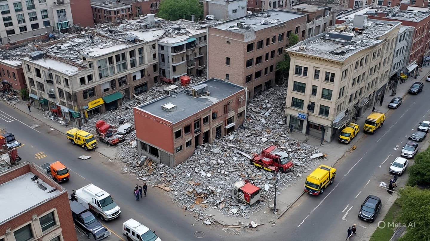 Echoes Across a City: How Conflict Moves Beyond Its Edges