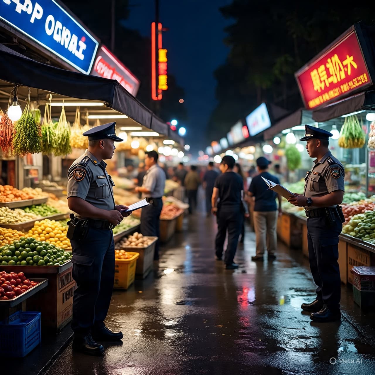 Where the Bazaar Glowed Bright: Authorities Arrest Man After Alleged Attack on Officer