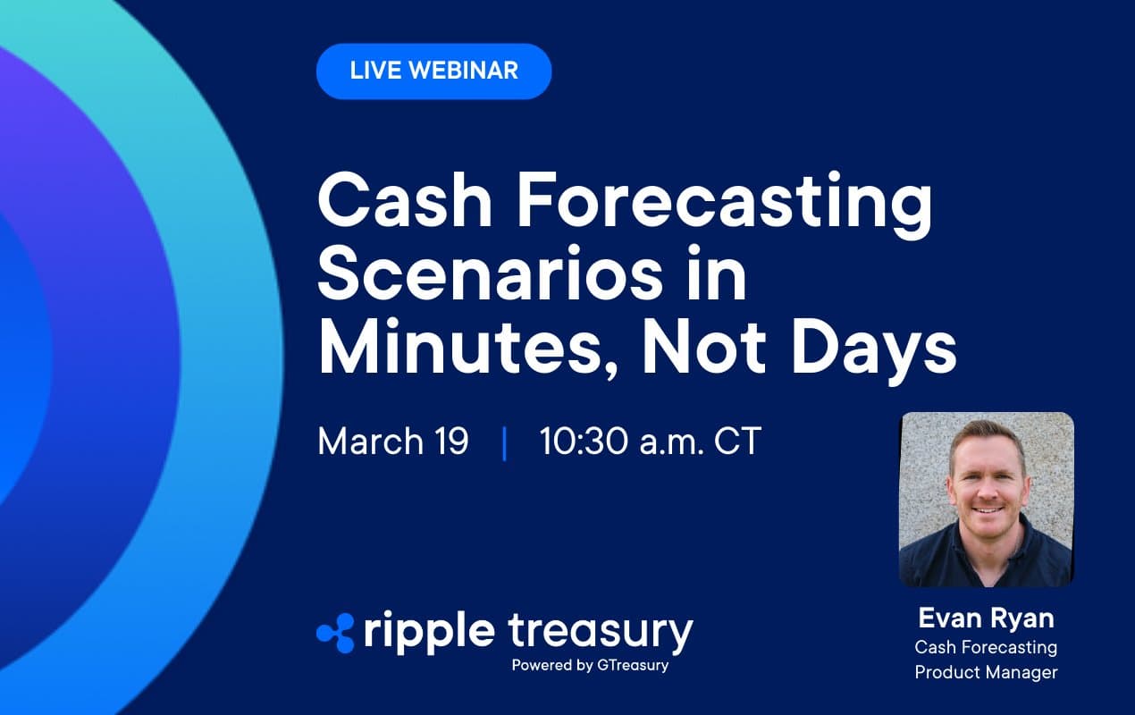 Ripple Treasury Pushes Real-Time Cash Forecasting for Modern Finance