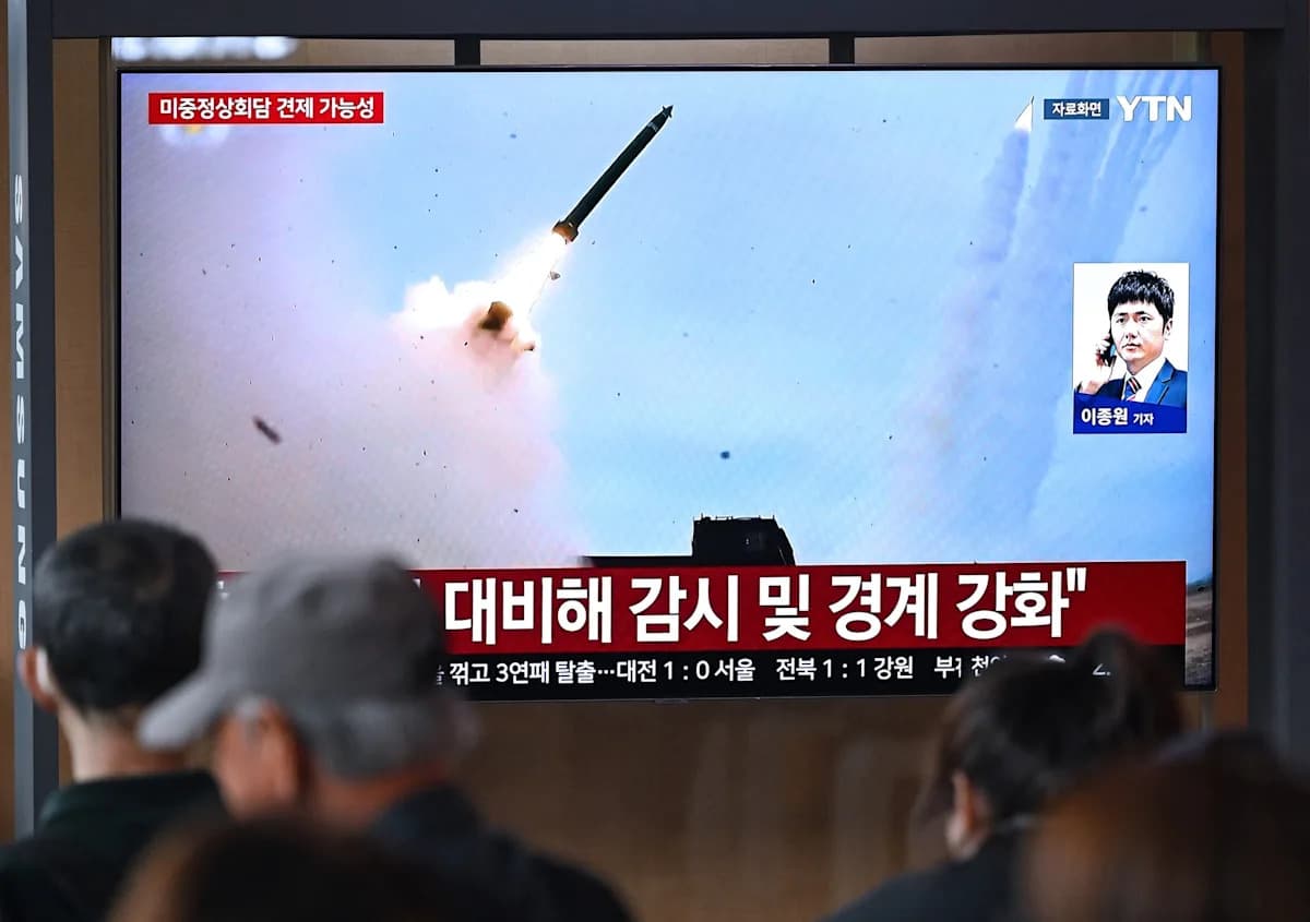 North Korea Launches Ballistic Missiles Toward Sea