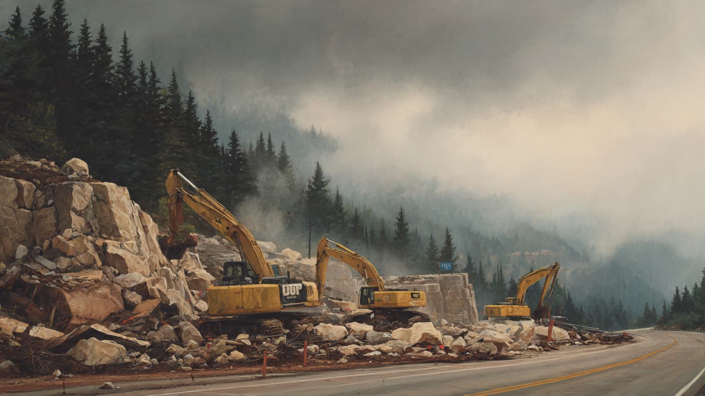 When the Vertical World Descends: A Scar on the Mountain Path of the Suhua