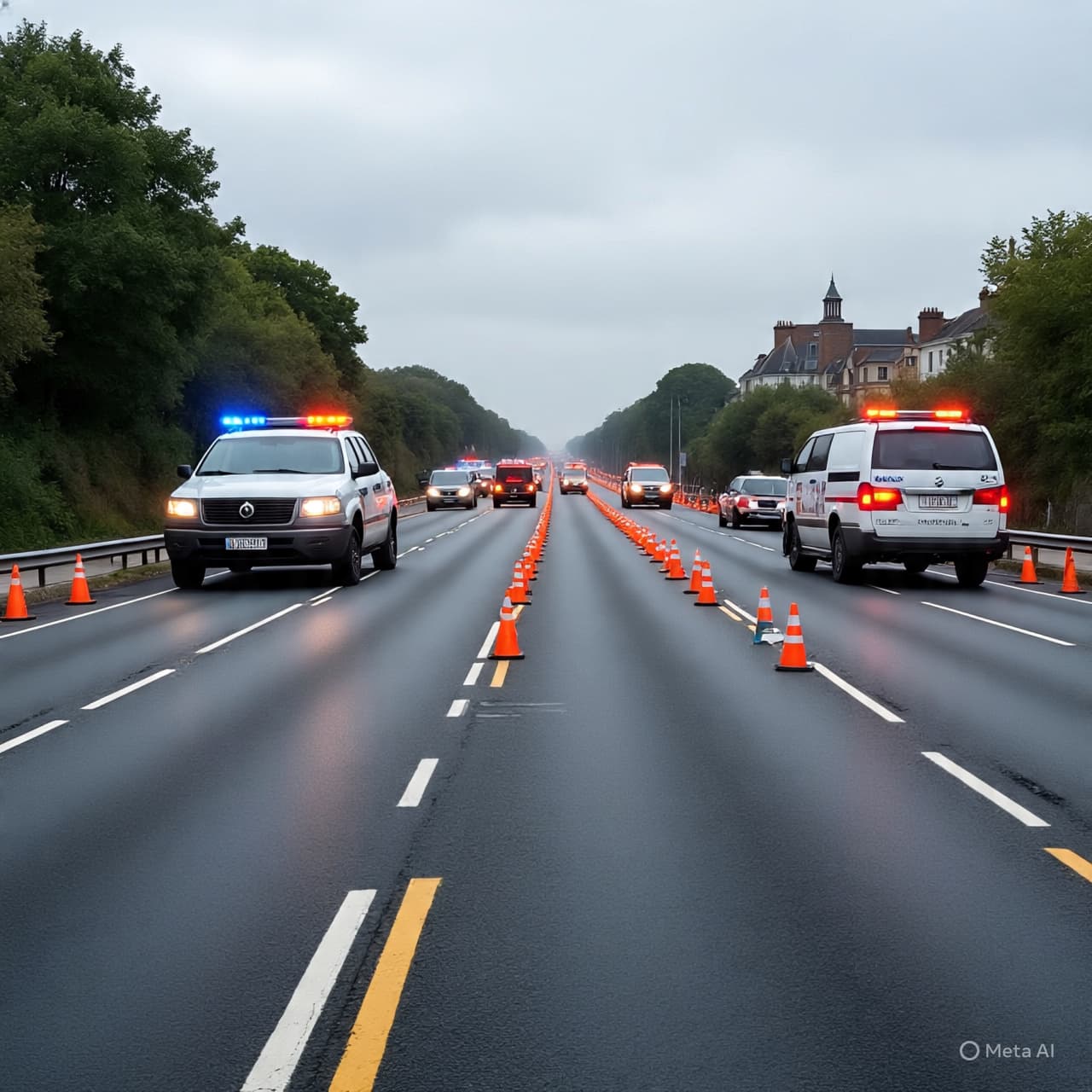 When Speed Gives Way to Waiting: A Motorway’s Unplanned Halt