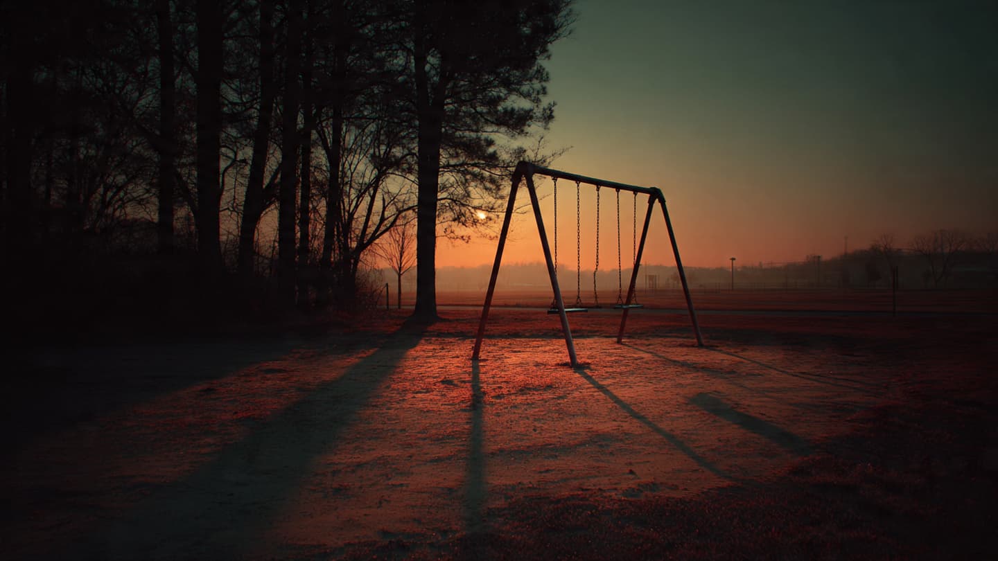 Between The Playground Laughter And The Cold Silence Of A Park In Western Australia