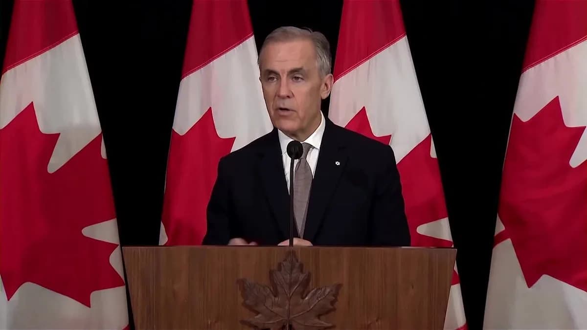 Canada PM Carney Calls for De-Escalation in Middle East