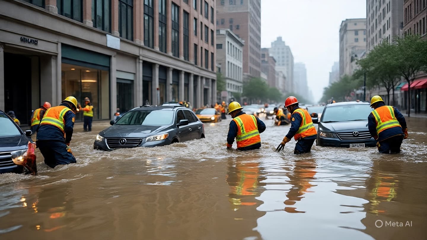 When rain overwhelms a city, how does resilience take shape?