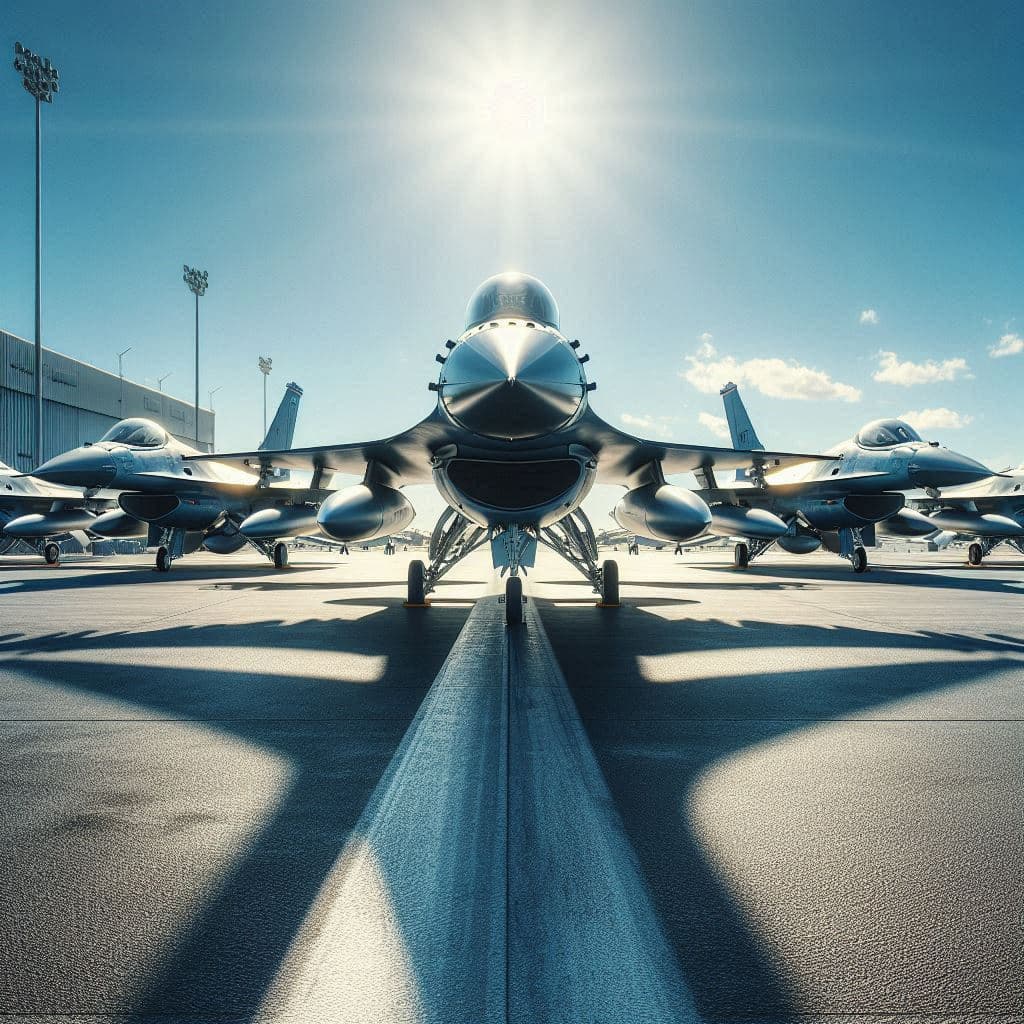 In the Calm Between Horn and Sea — F-16s on Somali Tarmac