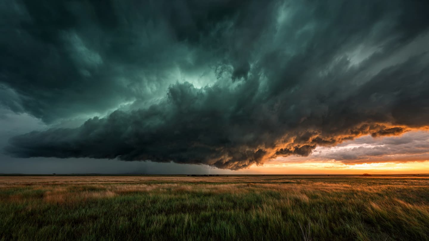 When the Horizon Bends Inward: A Meditation on the Oklahoma Severe Weather Warning