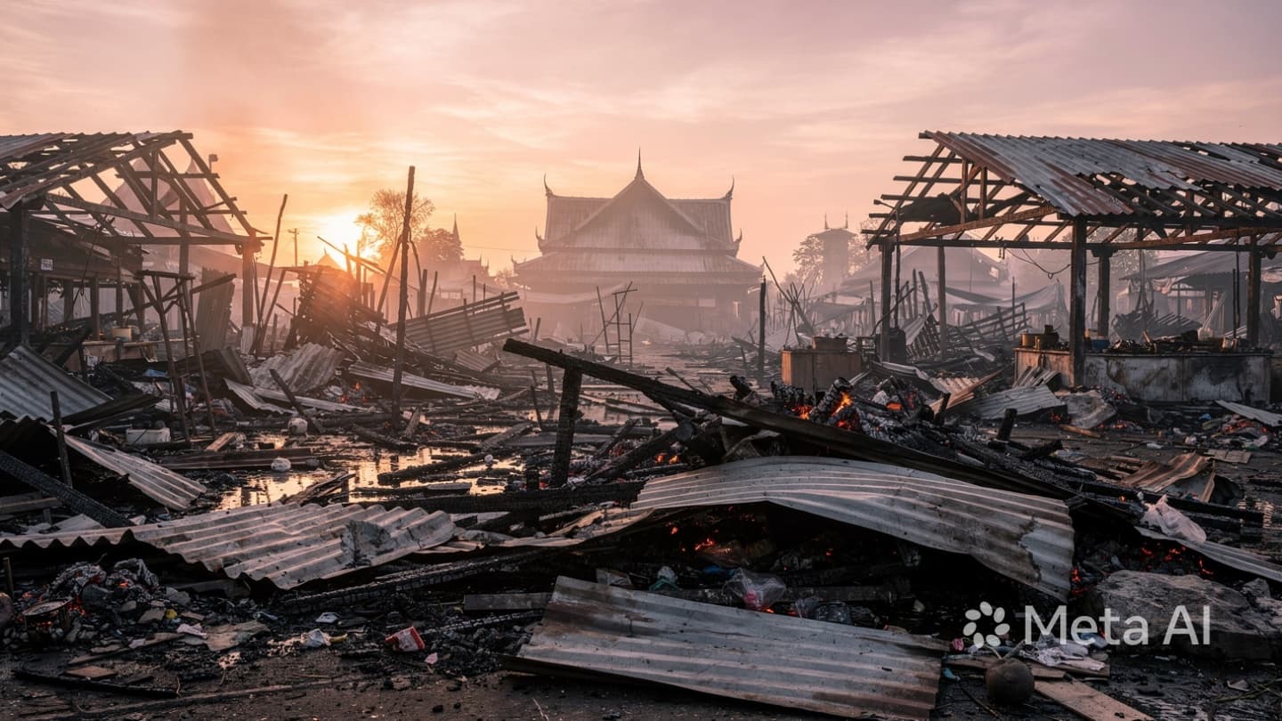 Beneath the Falling Ash of Samut Prakan, Watching the Smoke of a Thousand Stories Rise