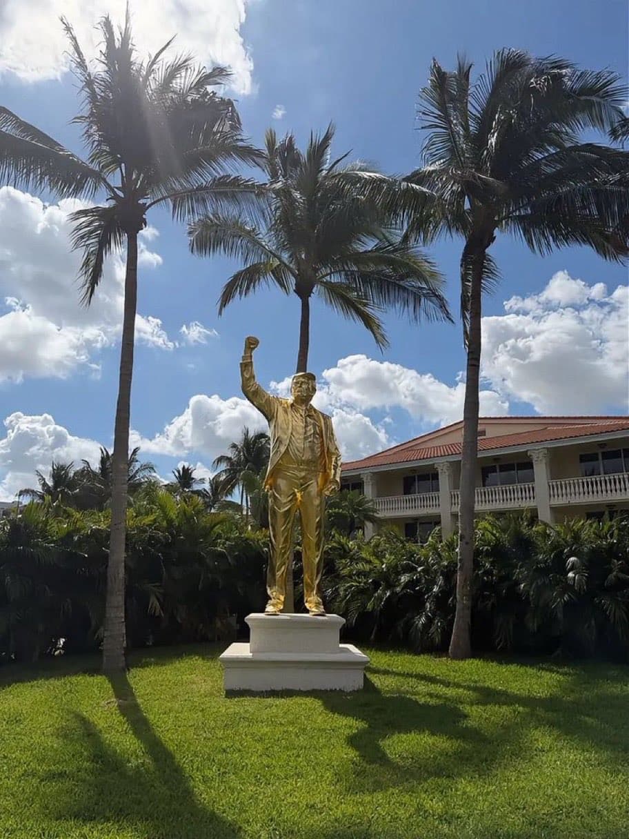 GOLD, POWER, AND IMAGE: THE SYMBOLISM BEHIND TRUMP’S NEW STATUE