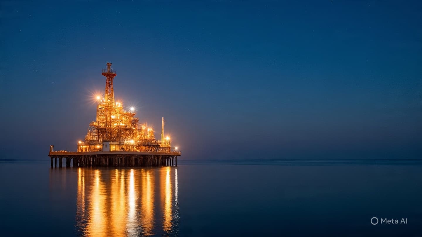 In the Shadow of the Massive Steel Rigs: The Steady Breath of a Changing Sea