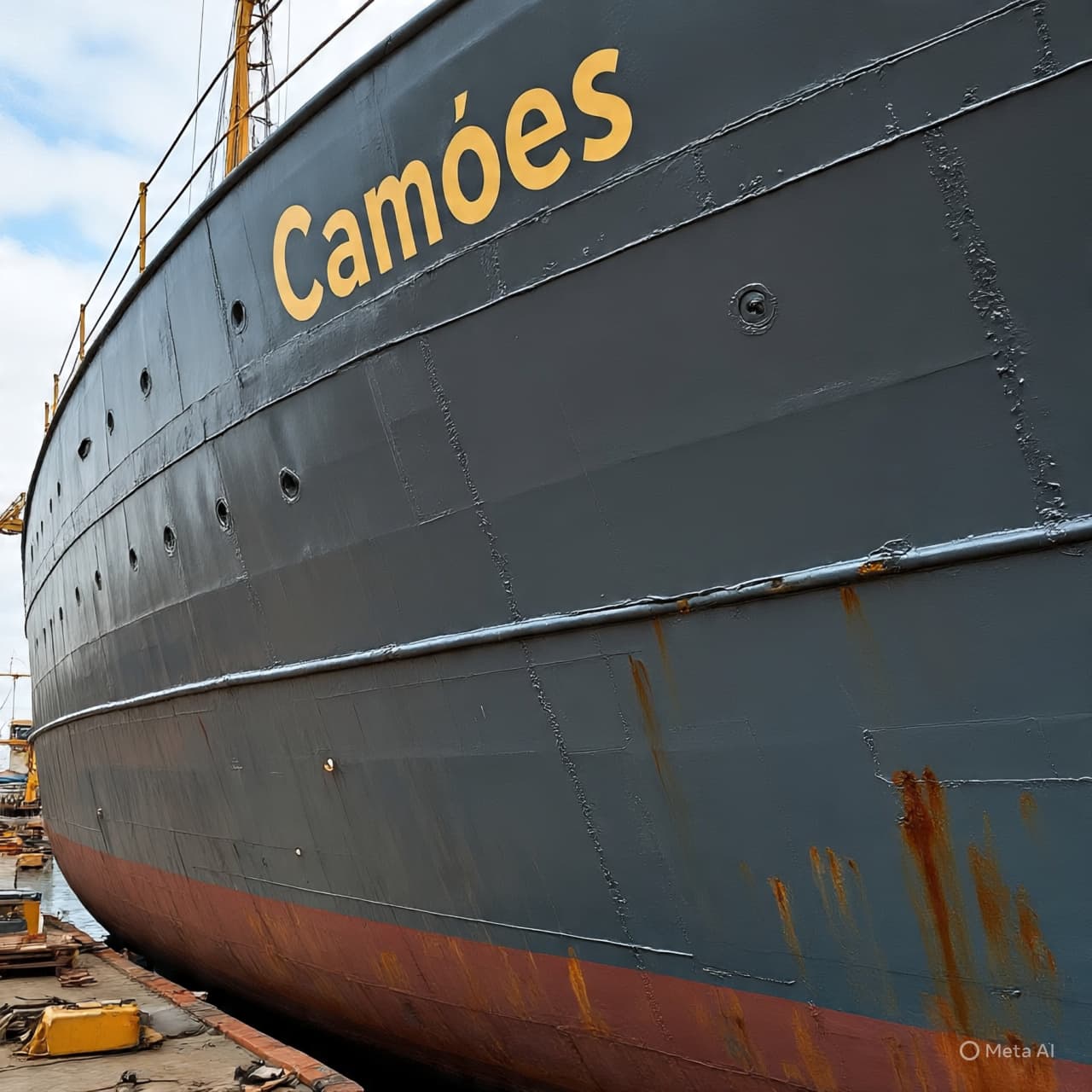 When a Name Meets Steel: Camões Takes Shape at Sea Before Sailing