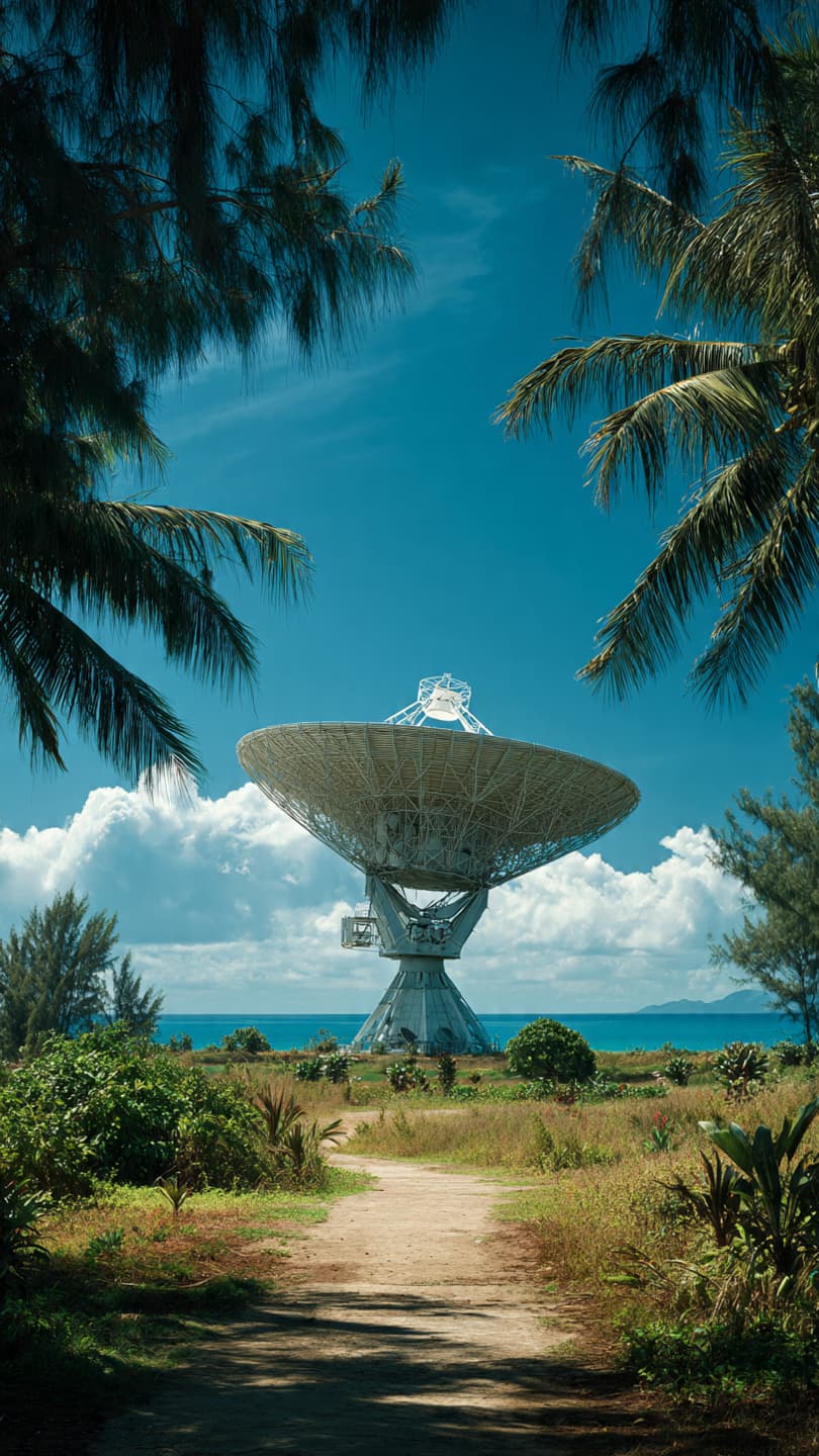 Entre le sol et le satellite : un récit du mouvement des données