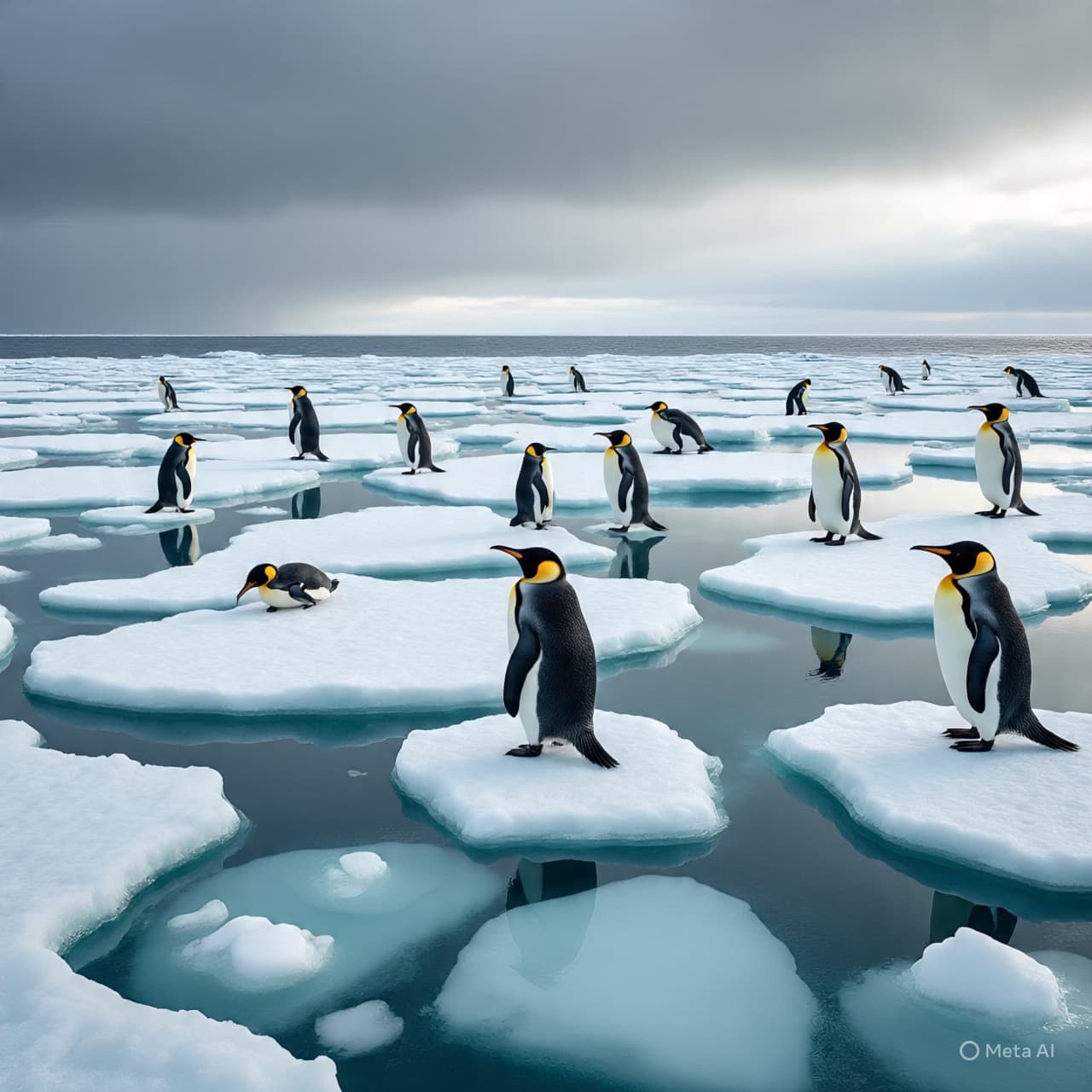 Across a Vanishing White: Life Persists, but Not Without Strain