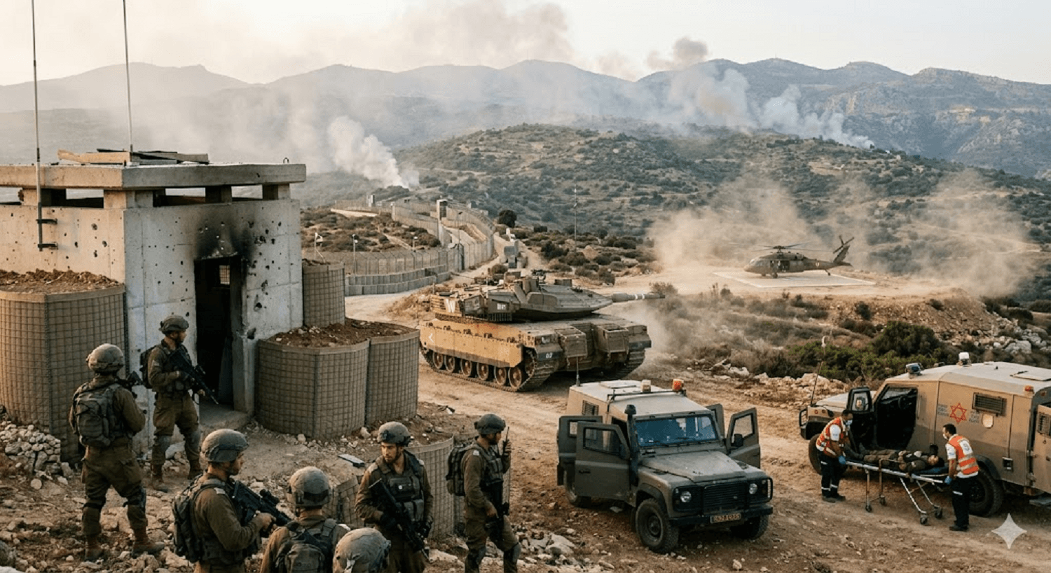 Northern Escalation: Nine Israeli Soldiers Wounded in Dual Rocket Strikes from Southern Lebanon