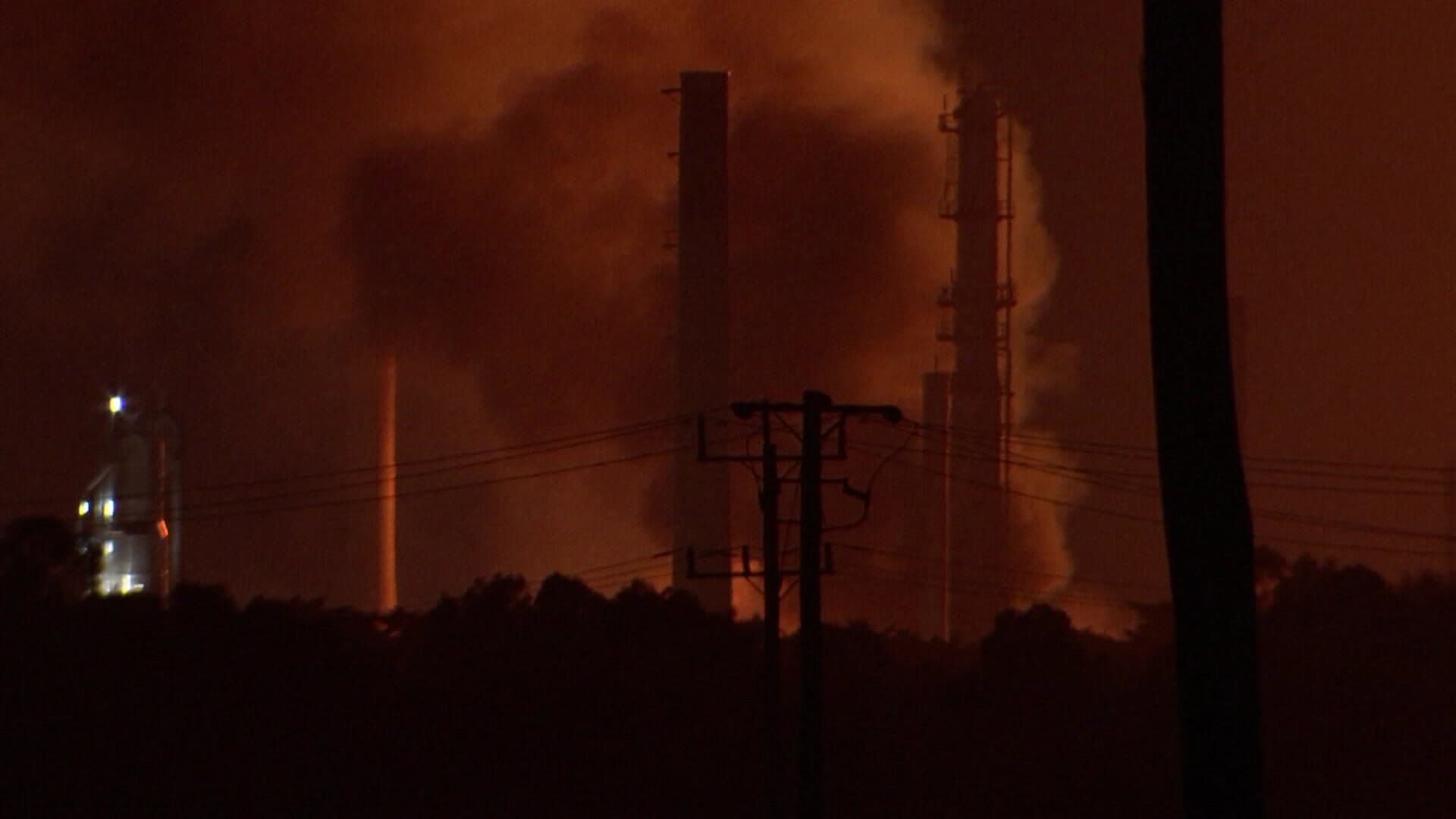 Out-of-Control Fire Rages in Geelong at One of Australia's Two Oil Refineries