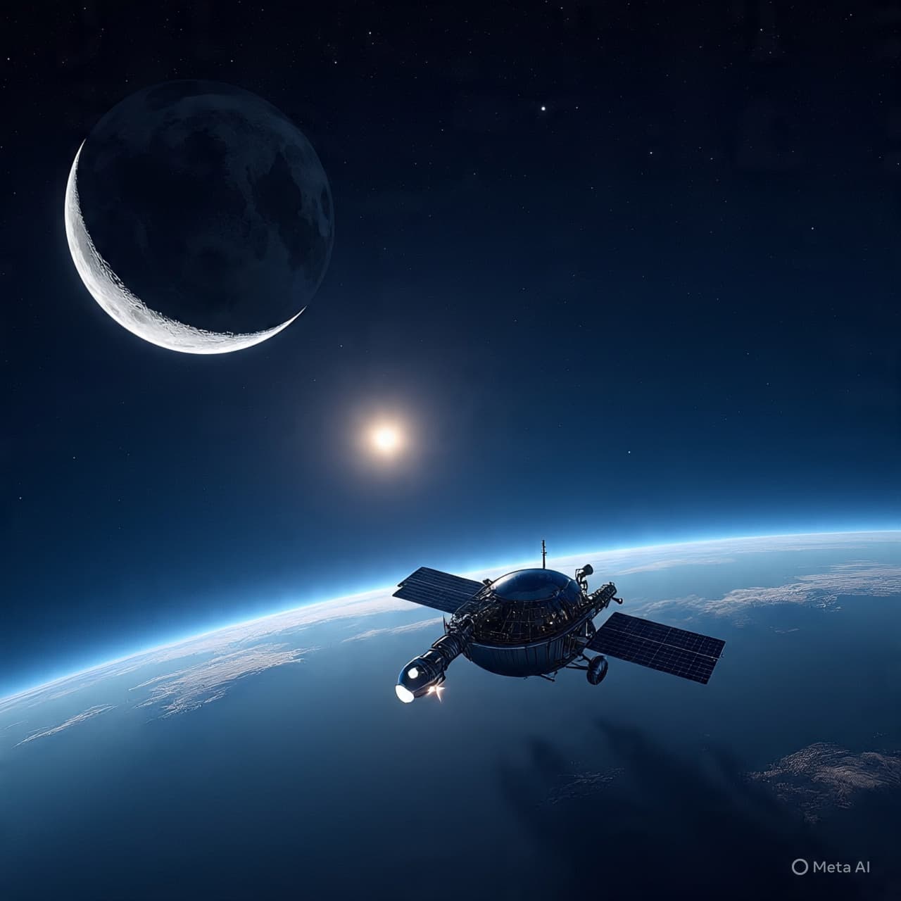 When the Sun Stirs in Silence: Reflections on a Solar Flare and a Journey Toward the Moon