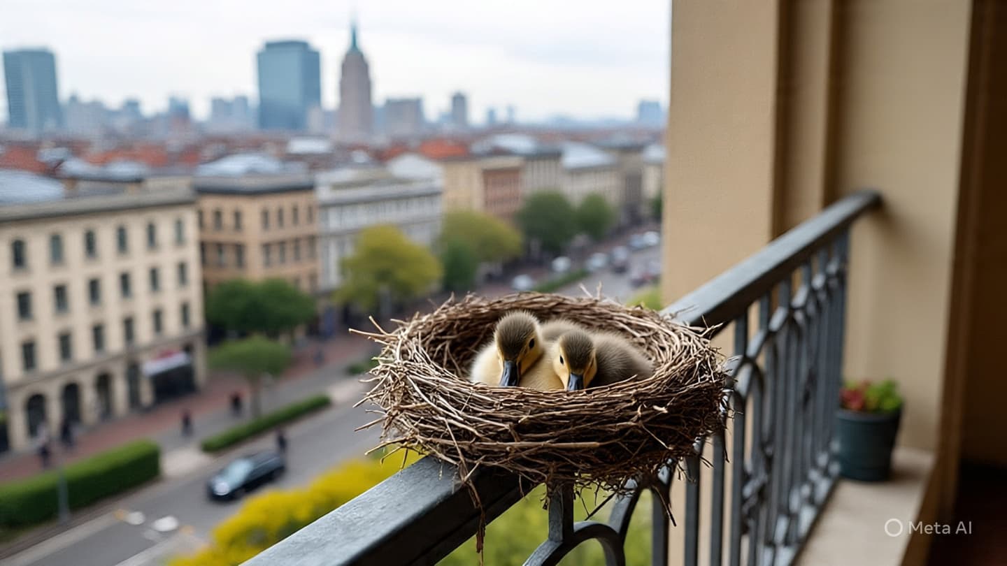 A quiet balcony moment becomes a wider question of responsibility