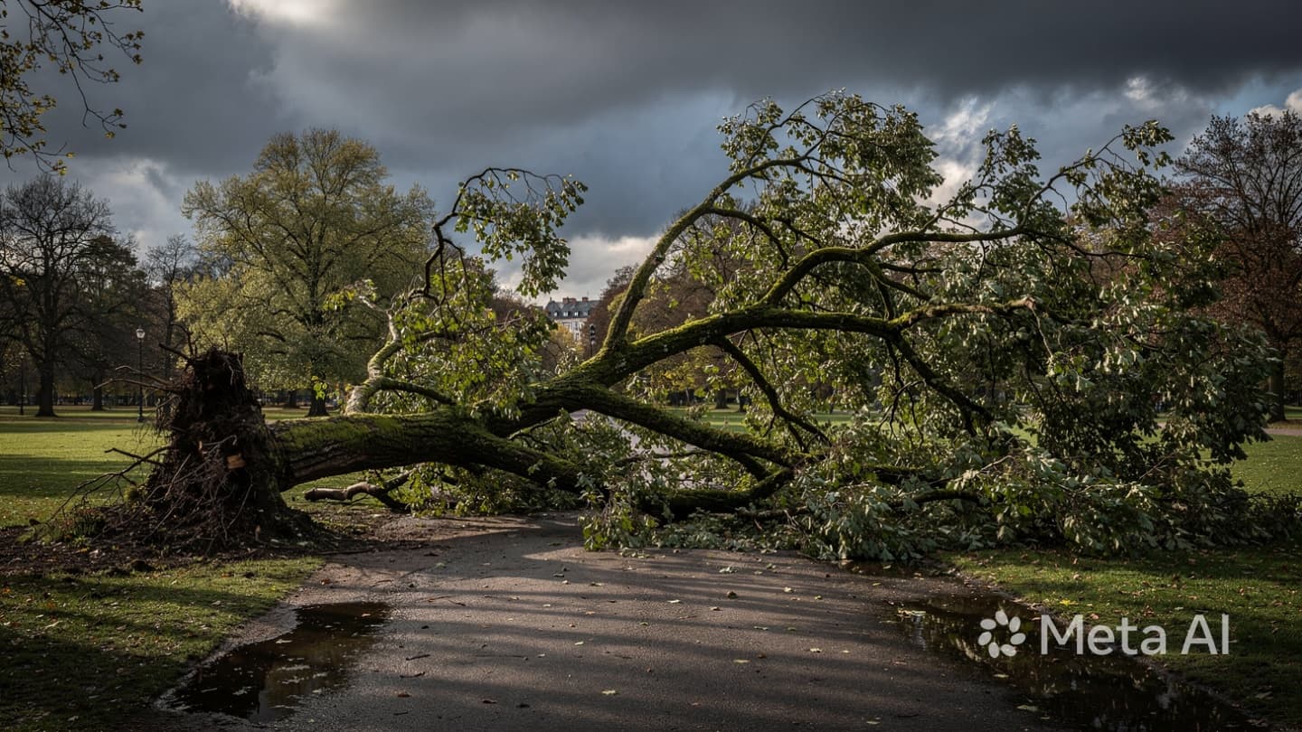 Beneath the Swaying Giants: Reflections on the Storm That Swept Through the Tiergarten