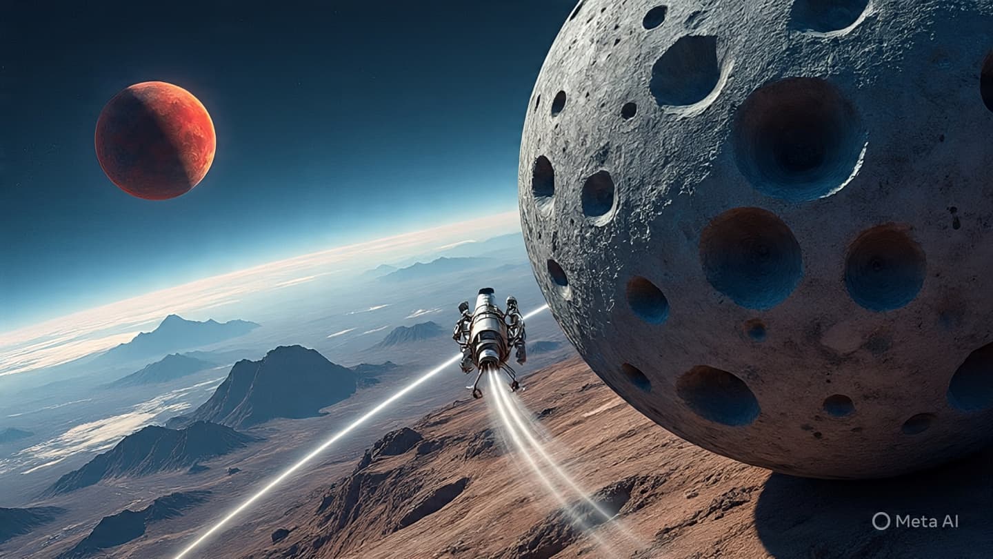 Can a drifting asteroid quietly point the way to Mars?