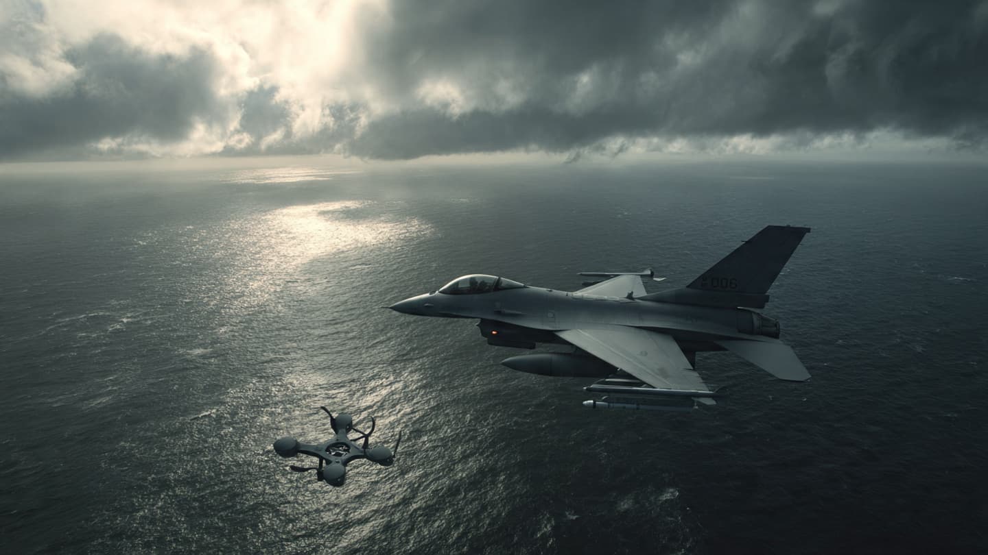 Where the Cold Air Meets the Foreign Eye: Watching the Drone off Gotland
