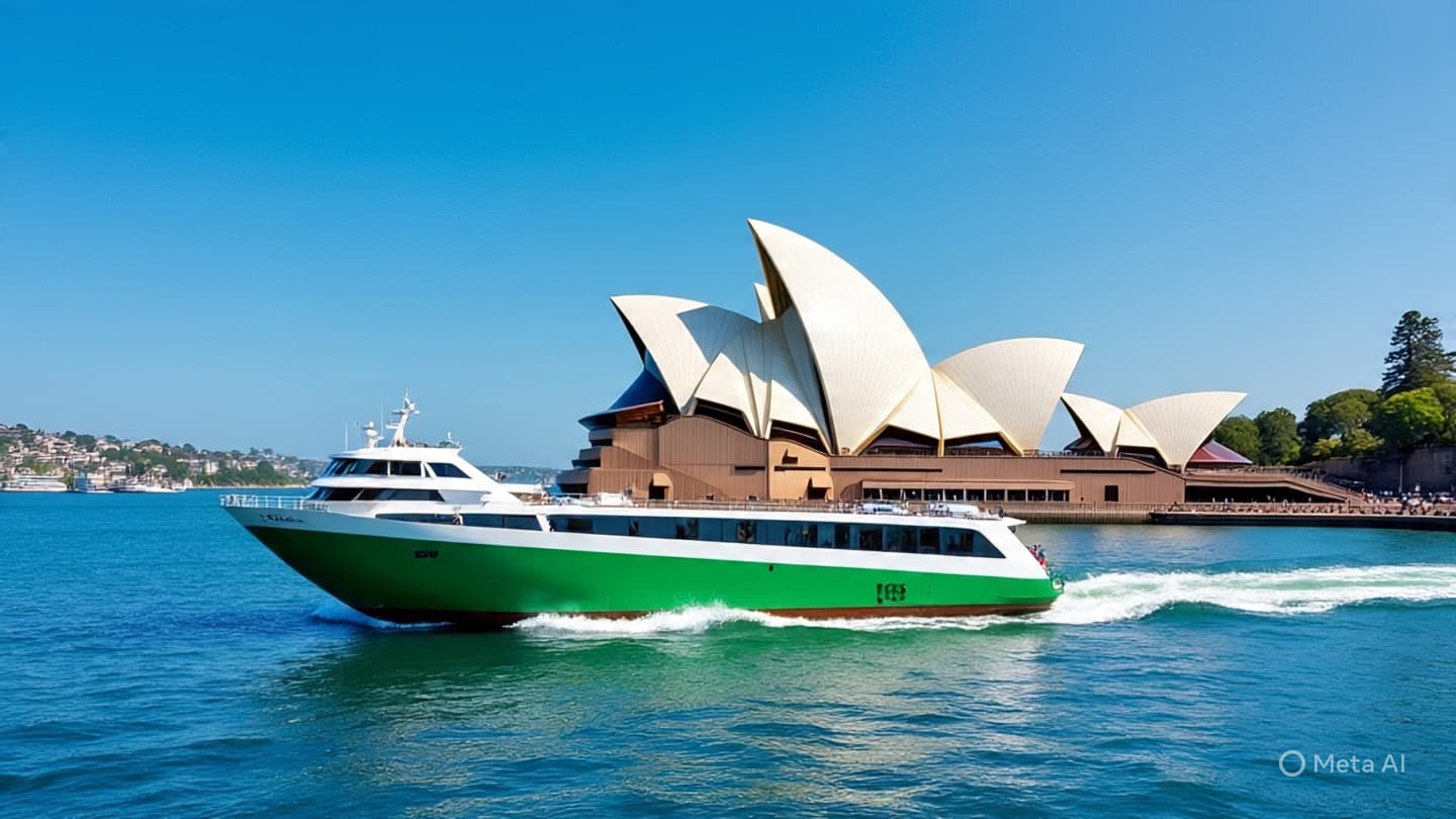 The New Rhythm of the Morning Commute: Silence Upon the Waters of Sydney Harbor
