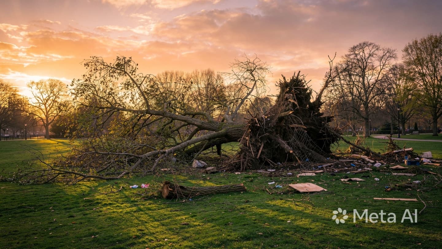 Where the Roots Failed the Wind, A Final Descent Beneath the Heavy German Canopy