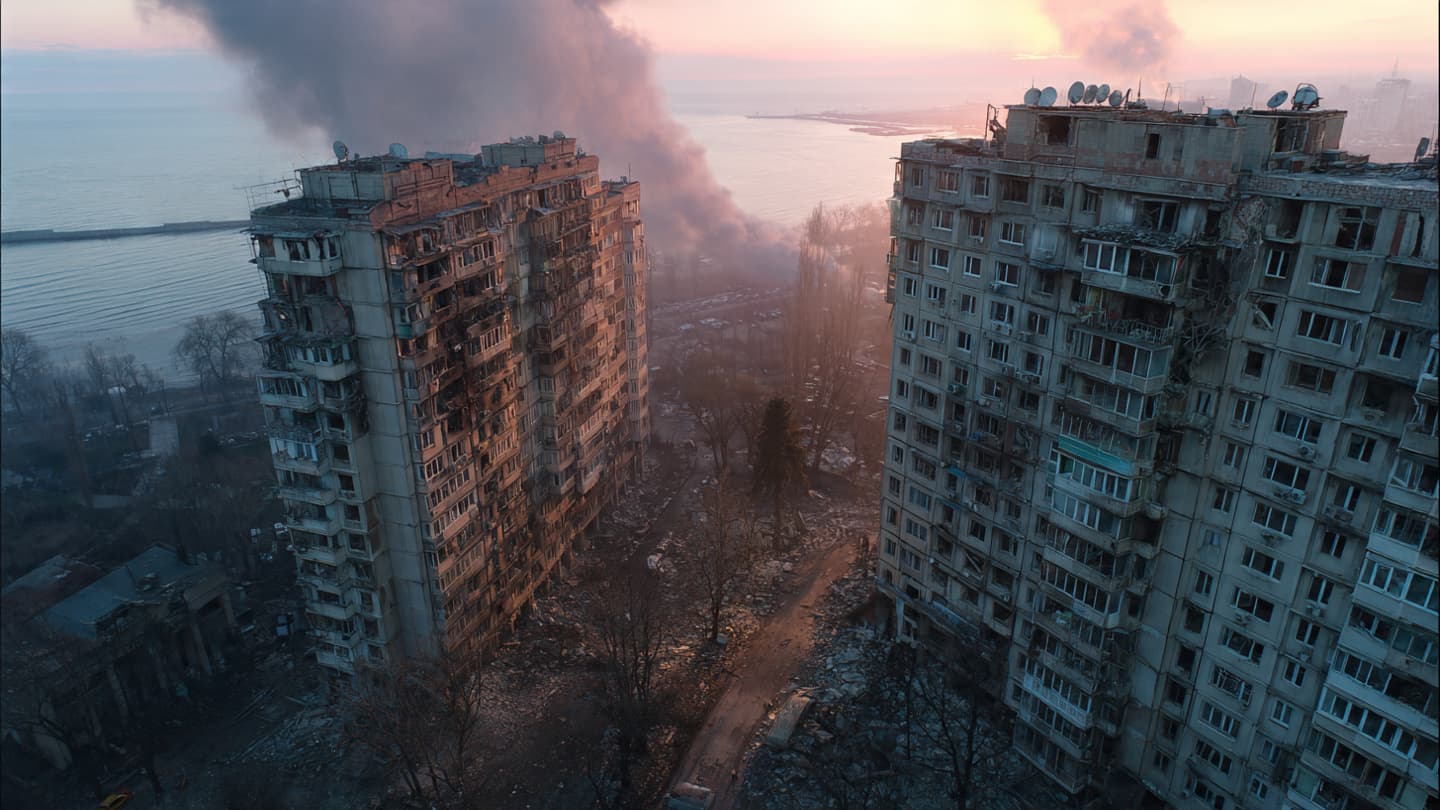 Before the Sea Could Wake: Odesa Greets Another Morning of Fire