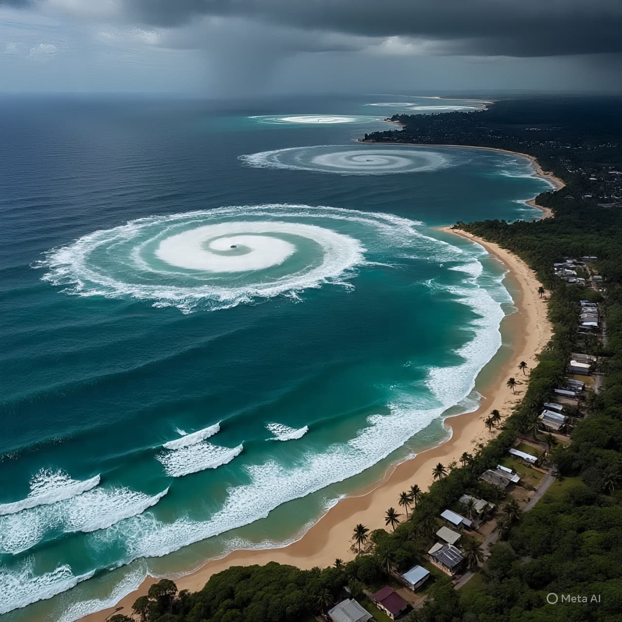 Between Sea and Shore: How Rare Is a Triple Landfall?