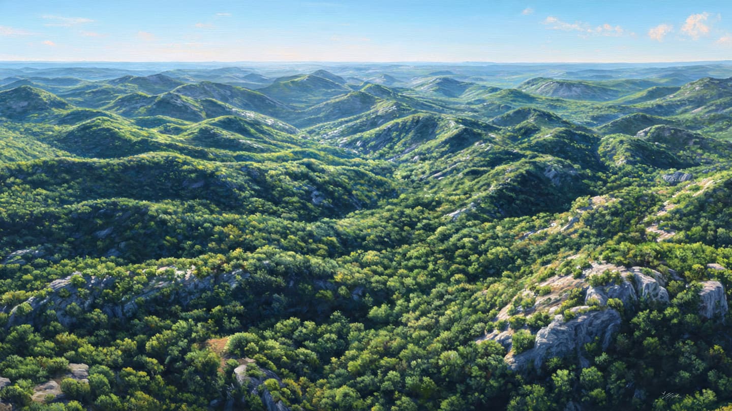 Where the Sky Meets the Treetops, A Final Descent Into the Heart of Texas