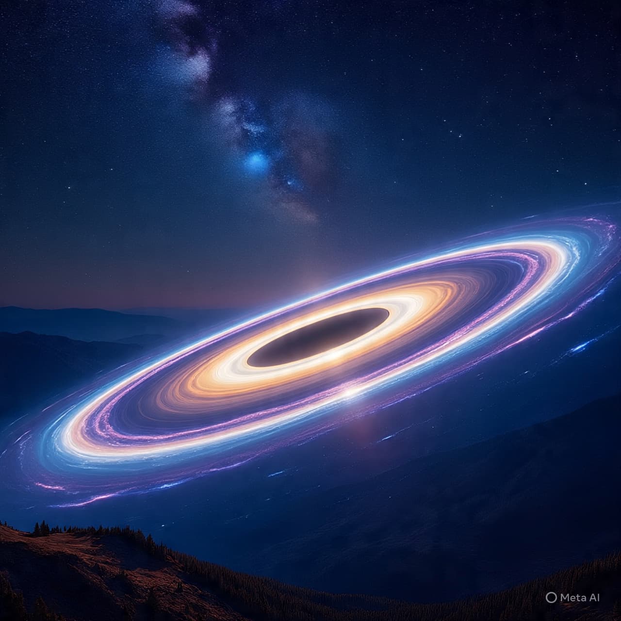 When darkness begins to glow under the weight of gravity itself