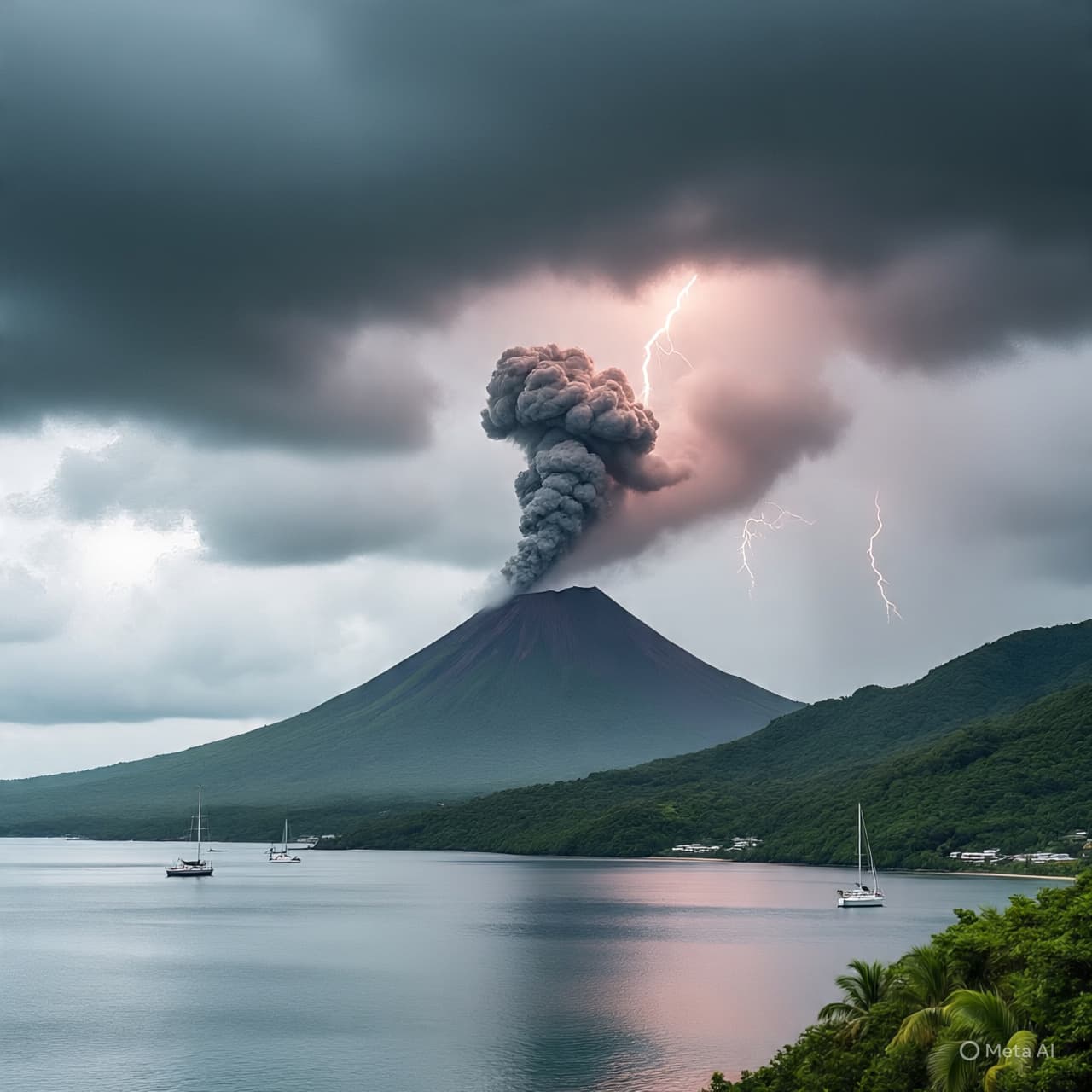 Between the Ash and the Tropical Blue, a Meditative Study of Papua New Guinea’s Peaks