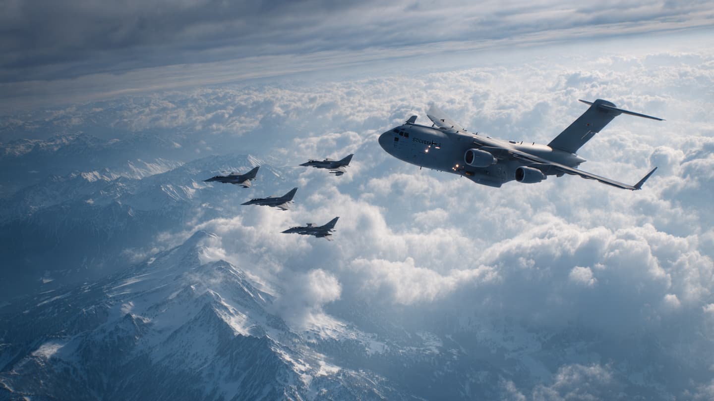 European Skies Briefly Became a Stage for Careful Military Coordination