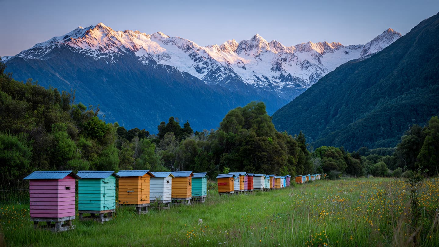 The Golden Resilience: A Narrative of High-Country Honey and Busy Wings in New Zealand