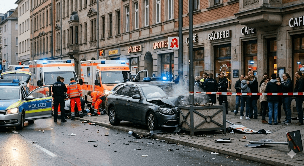 Tragedy in Germany: At Least Two Dead as High-Speed Car-Ramming Chaos Erupts