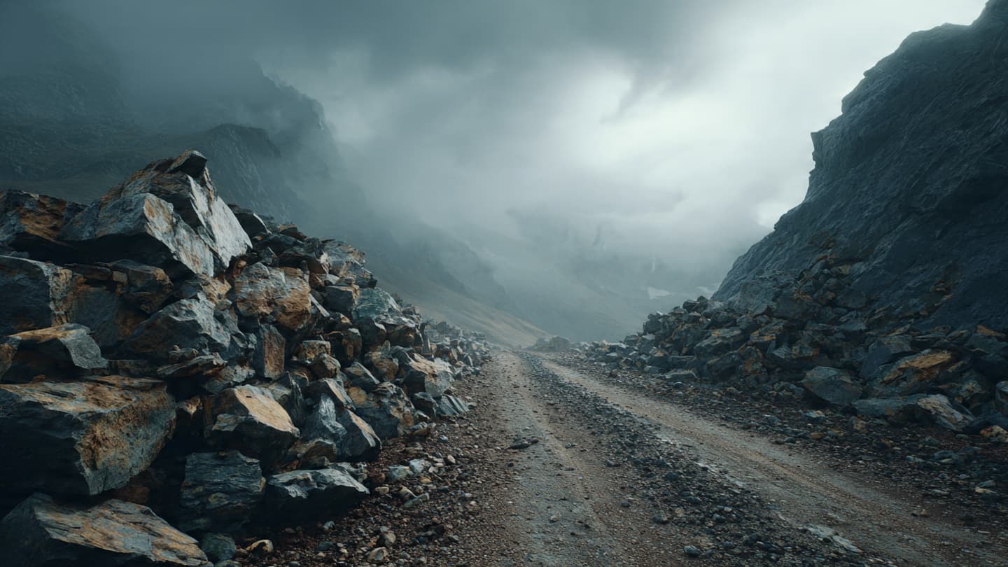 When the Stone Forgets Its Place: Reflections on the Landslips of the Rugova Canyon