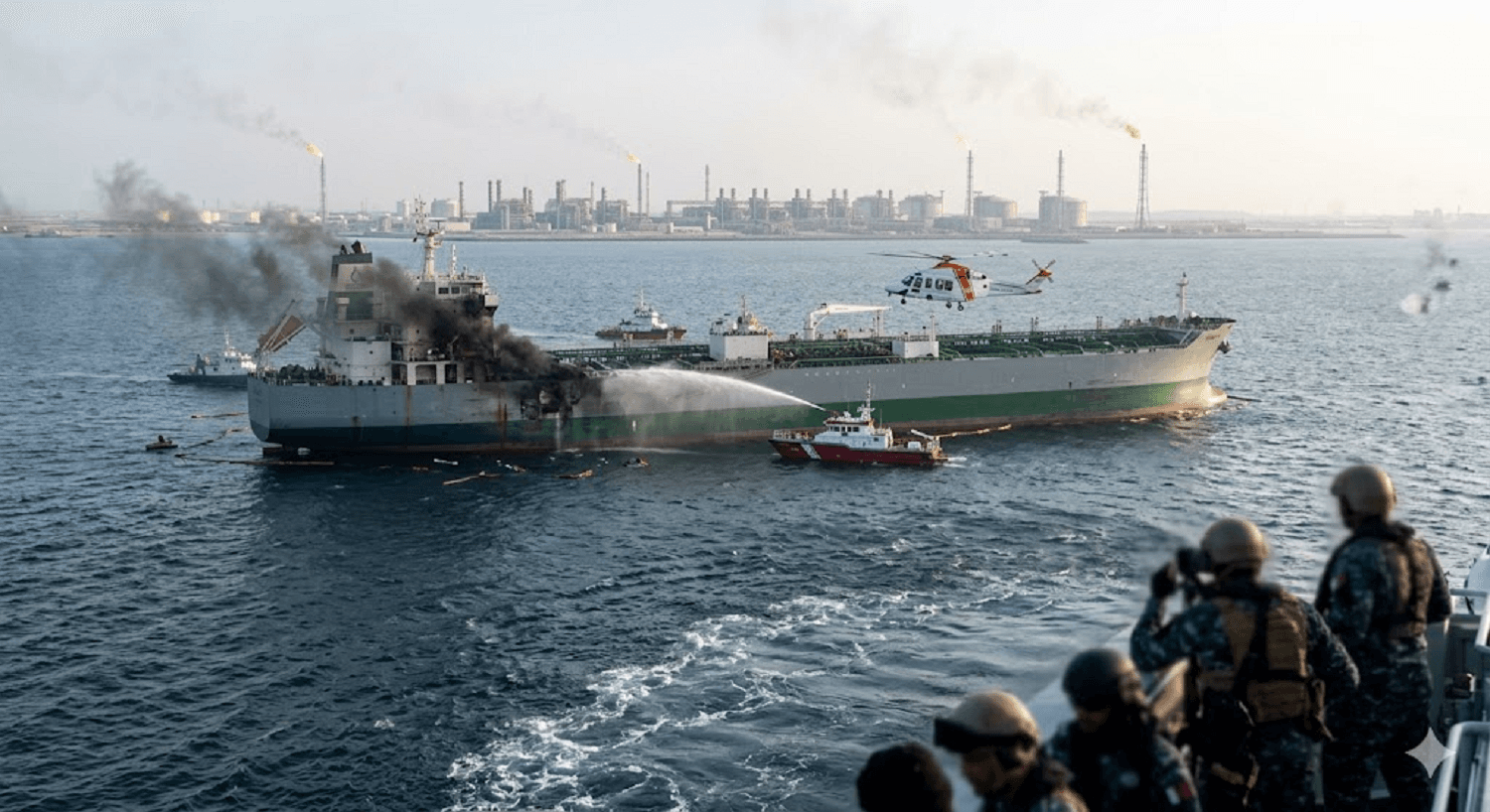 Maritime Alert: QatarEnergy-Chartered Oil Tanker Hit by Missile North of Qatar