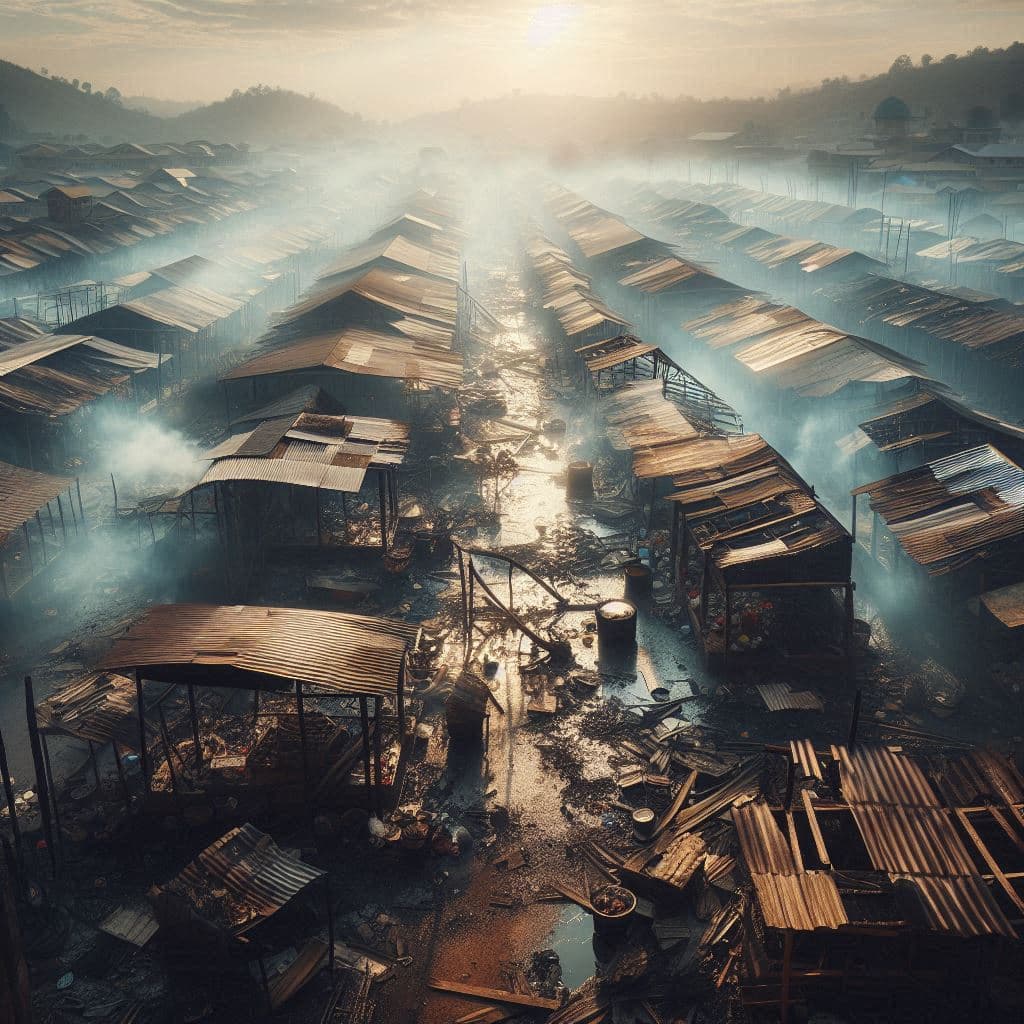 Where Stalls Once Stood: Kano Counts Losses in the Wake of Fire