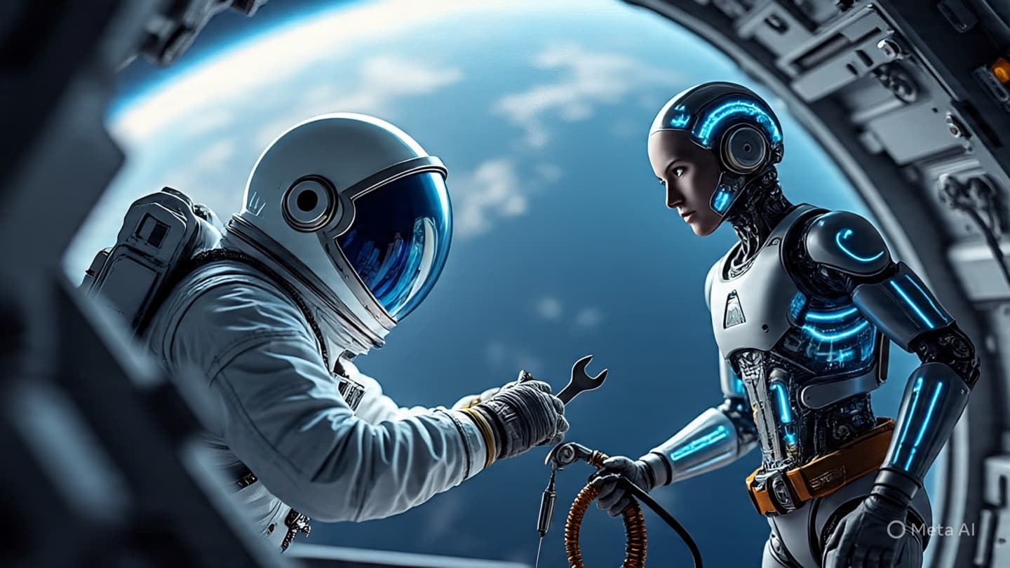 In the Silence of Space, Humans and Machines Move Forward Together