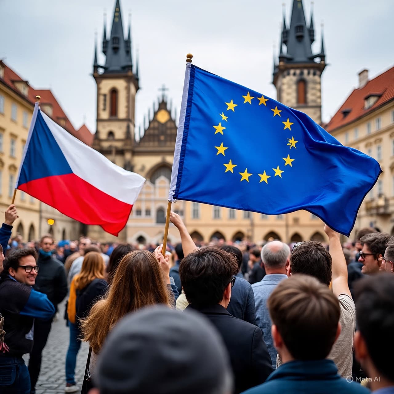 Where Flags Meet Winter Light: A Nation’s Quiet Step Toward Shared Convictions in Prague
