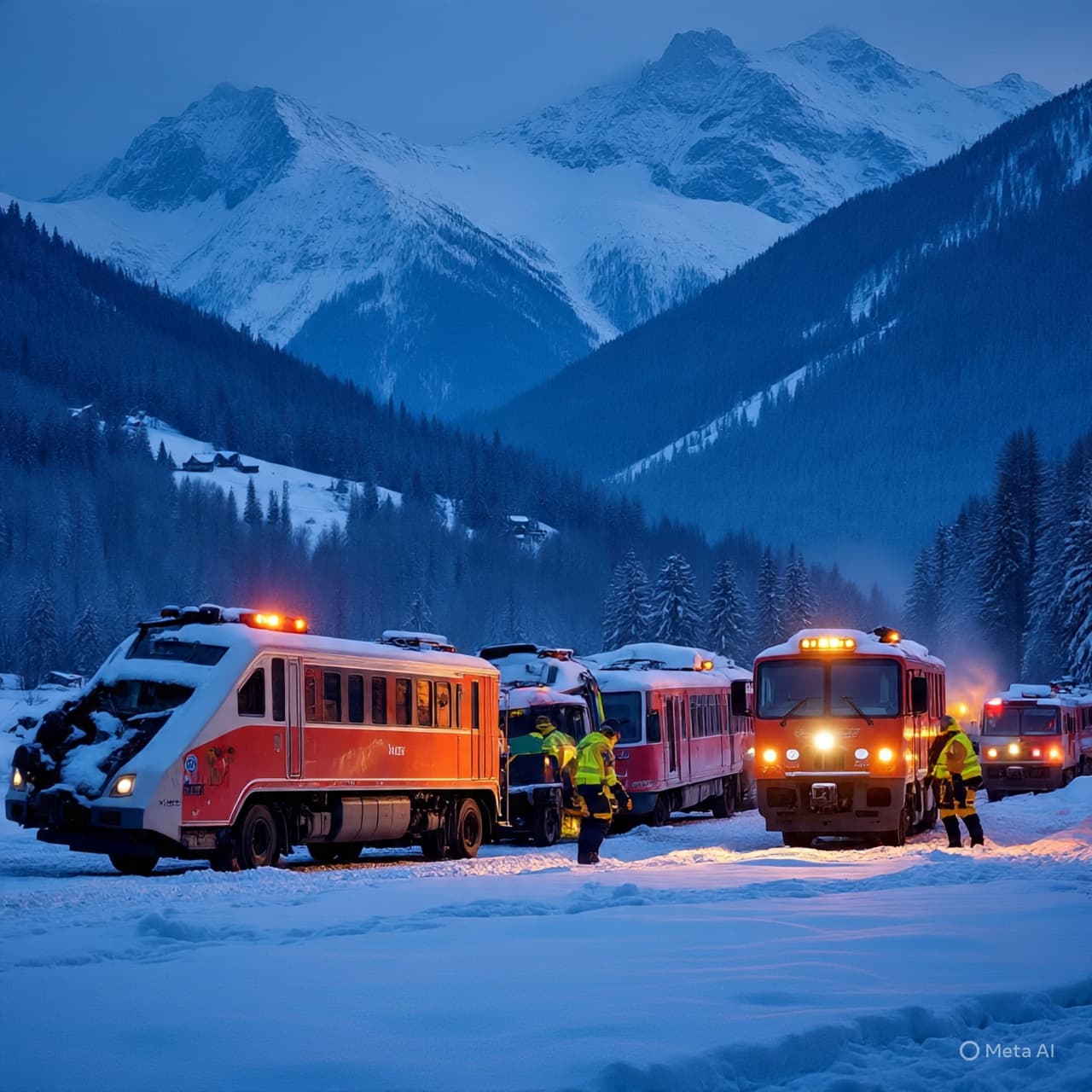 Dawn at Goppenstein: Snow, Tracks, and the Gentle Persistence of Nature