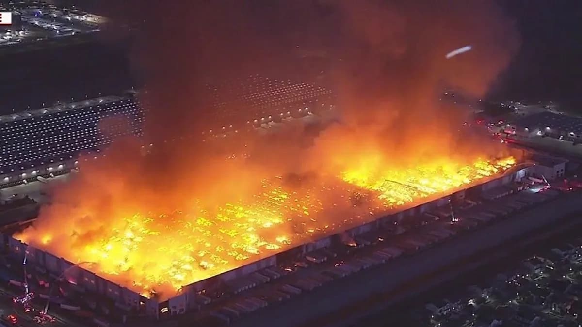 Kimberly-Clark Employee Detained on Arson Suspicions Following Massive Ontario Warehouse Fire