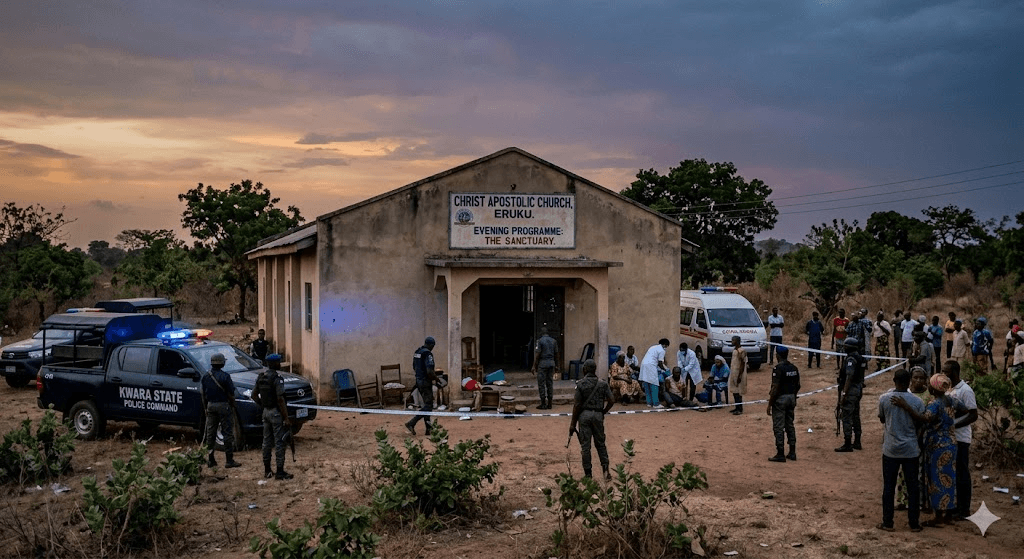 Chaos in Ekiti: Gunmen Storm CAC Church, Killing Pastor and Abducting Worshippers