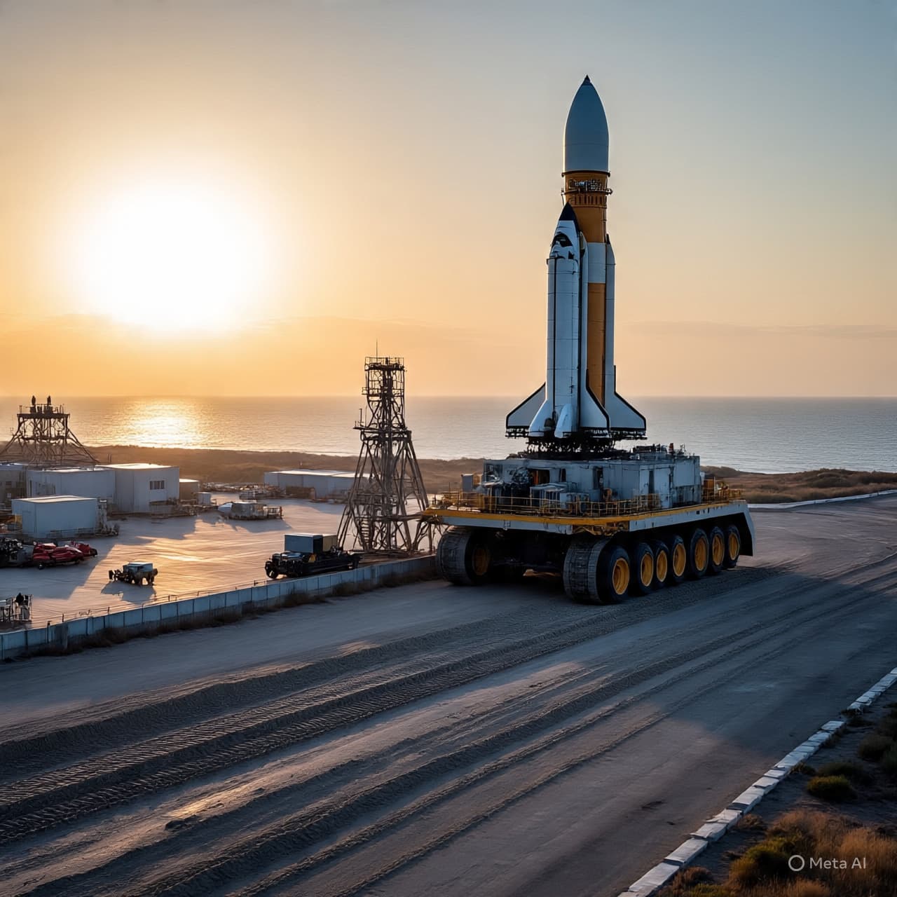 Between Earth and Intention: The Quiet Return of a Rocket to the Edge of the Sky