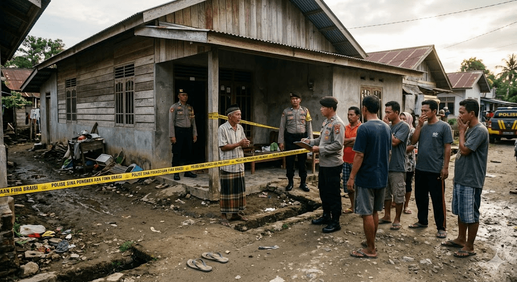 Fatal Dispute in North Sumatra: Indonesian Man Arrested for Allegedly Killing 60-Year-Old Neighbor