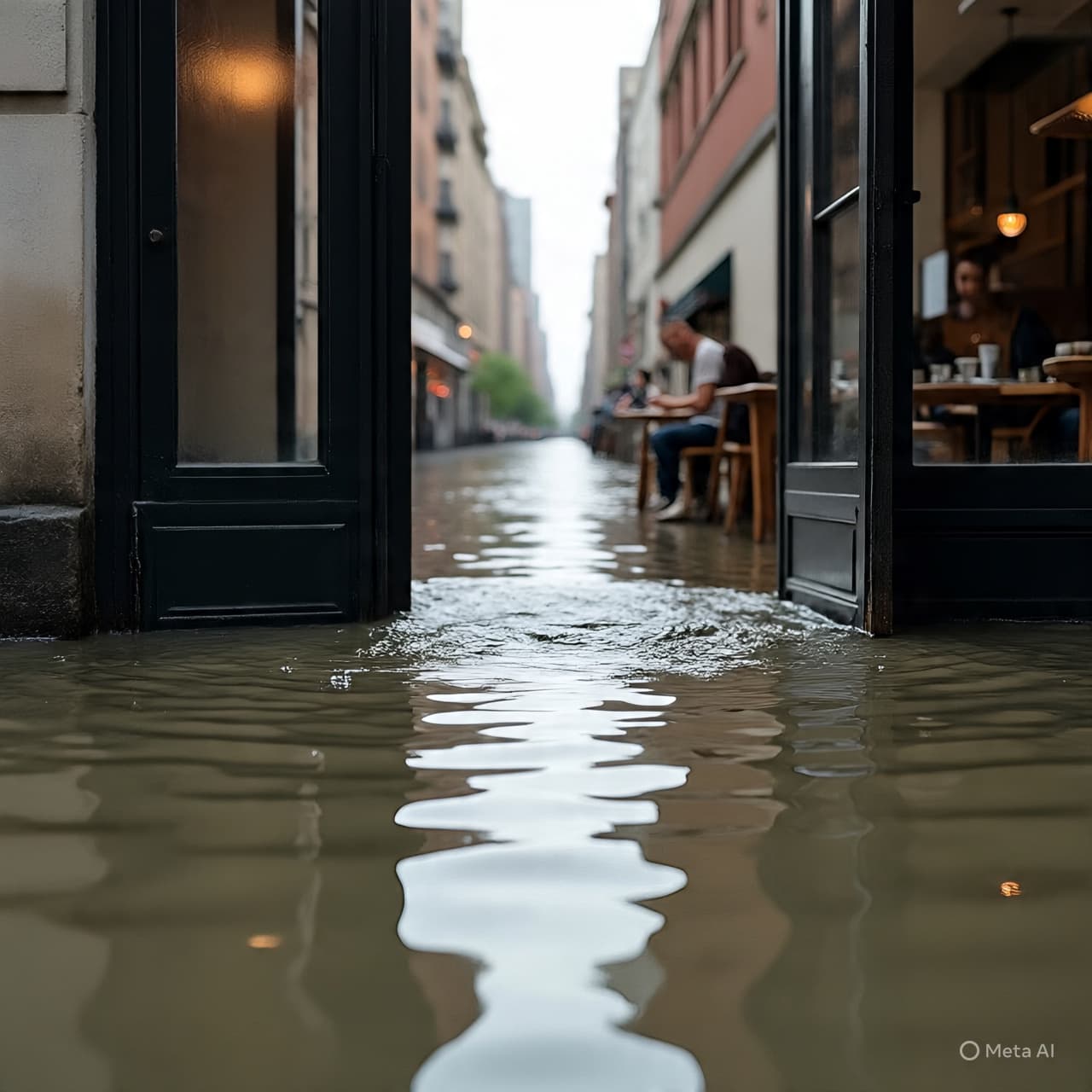 Flooded Floors, Steady Hands: Life Continues Amid the Water
