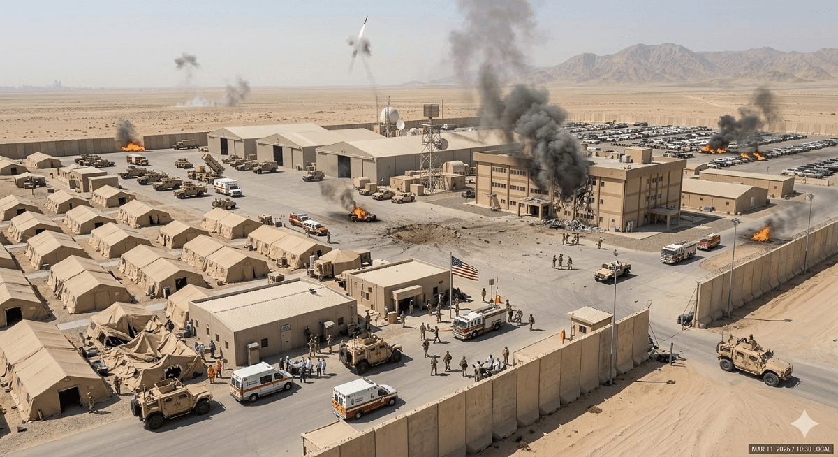 Iran’s IRGC Strikes U.S. Military Base in Kuwait with Missile Attack