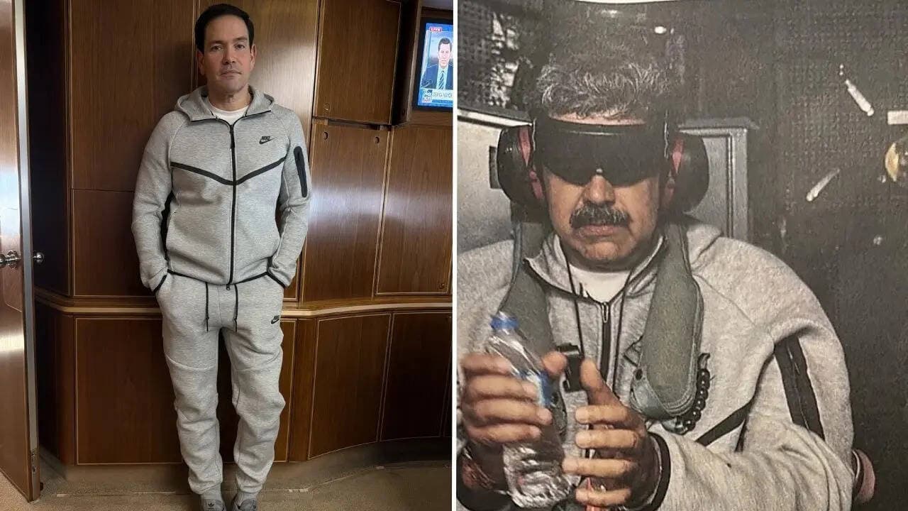 'The Maduro Fit': Marco Rubio's Tracksuit Goes Viral Mid-China Trip
